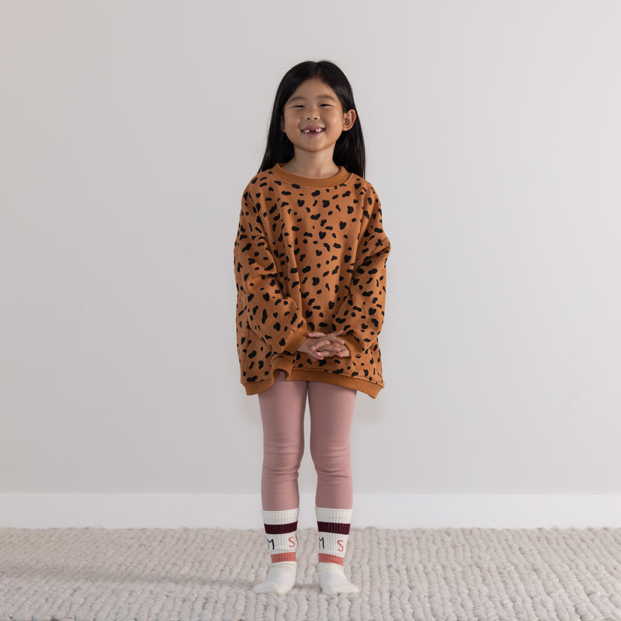 Oversized Sweatshirt - Cheetah