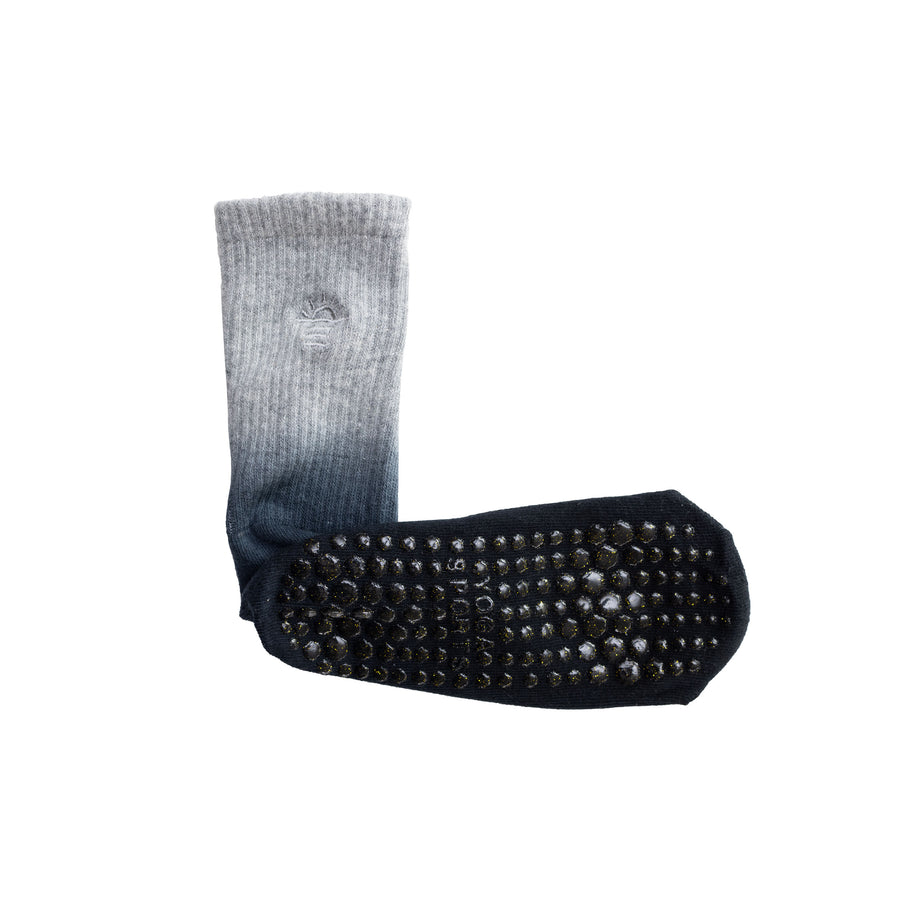 Pilates Grip Sock - Ombre black