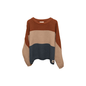 Oversized Cotton Knits - Tricolor