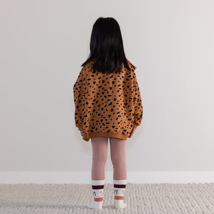 Oversized Sweatshirt - Cheetah